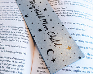 Stay Wild Moon Child Silver Bookmark