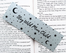 Load image into Gallery viewer, Stay Wild Moon Child Silver Bookmark
