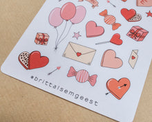 Afbeelding in Gallery-weergave laden, Valentine&#39;s Day Sticker Sheet
